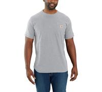 Carhartt Men's Force® Relaxed Fit Midweight Short-Sleeve Pocket T-Shirt, Heather Grey, XXL