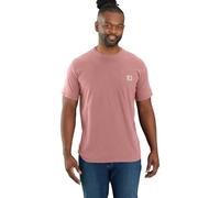 Carhartt Men's Force Relaxed Fit Midweight Short-Sleeve Pocket T-Shirt, Rose Tint, XXL
