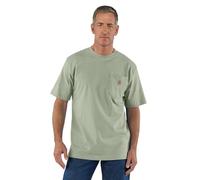 Carhartt Men's Force Relaxed Fit Midweight Short-Sleeve Pocket T-Shirt, Sage, Medium