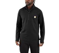 Carhartt - Mock Neck Half-Zip T-Shirt - Longsleeve size XL, black