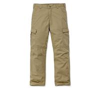 Carhartt Men's Force Relaxed Fit Ripstop Cargo Work Pant, Dark Khaki, W32/L30