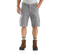 Carhartt Men's Force® Relaxed Fit Ripstop Cargo Work Short, Asphalt, W42