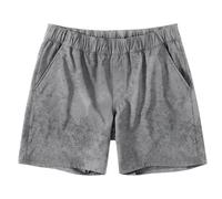 Carhartt Men's Force Sun Defender Relaxed Fit Pull-on Short, Steel Watercolor Camo, X-Large