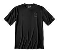 Carhartt Force Sun Defender Relaxed Logo Short Sleeve T-Shirt Black - XL