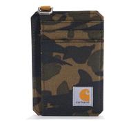 Carhartt Men's Front Pocket Wallets, Durable Canvas Or Leather With Money Clip Wallet, Nylon Duck (Blind Duck Camo), One Size UK