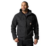 Carhartt Men's Full Swing Loose Fit Washed Duck Insulated Active Jac, Black, M