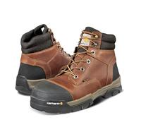 Carhartt Men's Ground Force 6-Inch Brown Waterproof Work Boot - Composite Toe, Peanut Oil Tan Leather, 12 W US - New For 2017 - CME6355
