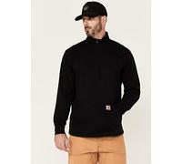 Carhartt Workwear 104428 Half Zip Thermal Long Sleeve T-Shirt Black S S