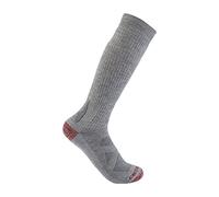 Carhartt Men's Heavyweight Merino Wool Blend Boot Sock, Asphalt Heather, Medium