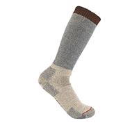 Carhartt Men's Heavyweight Wool Blend Boot Sock, Heather Grey/Cream, X-Large