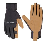 Carhartt Men's High Dexterity Open Cuff Glove - Black Barley M (Pack of 1)