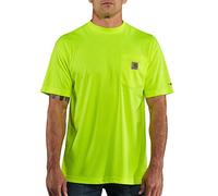 Carhartt Men's High Visibility Force Color Enhanced Short Sleeve Tee, Brite Lime, XXL Tall