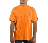Carhartt Men's High Visibility Force Color Enhanced Short Sleeve Tee - Orange - Medium