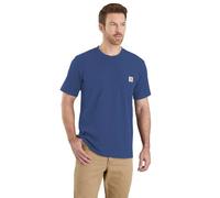 Carhartt Men's K87 Pocket S/S T-Shirt Work Utility, Deep Ocean, L