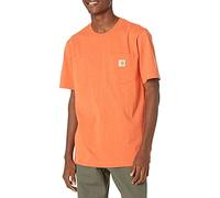 Carhartt Men's K87 Workwear Short Sleeve T-Shirt (Regular and Big & Tall Sizes), Jasper Heather, Medium