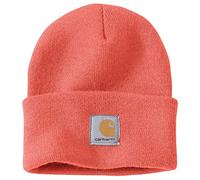 Carhartt Mens Knit Cuffed Beanie (Closeout), Electric Coral, One size