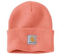 Carhartt Men's Knit Cuffed Beanie hat, Hibiscus, One Size
