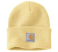 Carhartt Mens Knit Cuffed Beanie Hat, Pale Sun, One Size US