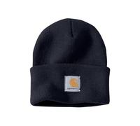 Navy Carhartt Mens A18 Stretchable Rib Knit Acrylic Watch Beanie Hat One Size