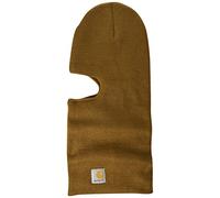 Carhartt Men's Knit Insulated Face Mask Cold Weather Hat, Brown, One Size