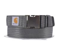 Carhartt Men's, Lässiger Gürtel für Herren, Erhältlich in Verschiedenen Stilen, Farben und Größen Belt, Robust, Flexible Nylon Webbing (Gravel), M