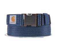Carhartt Men's, Lässiger Robuster Gürtel für Herren, Erhältlich in Verschiedenen Stilen, Farben und Größen Belt, Rugged Flex Nylon Fabric (Dark Blue), L