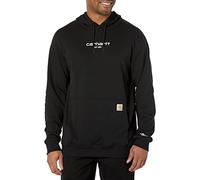 Carhartt Mens Lightweight Logo Relaxed Fit Graphic Hoodie L - Chest 42-44' (107-112cm)
