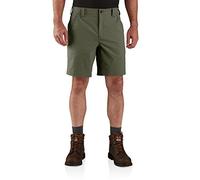 Carhartt Men's Lightweight Relaxed Fit Stretch Ripstop Sweat-Wicking Work T-Shirt, Basil, 30