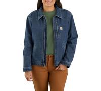 Carhartt Women's Loose Fit Denim Detroit Jacket, Mission, Mission, XL