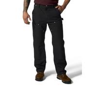 Carhartt Men's Loose Fit Firm Duck Double-Front Utility Work Pant, Black, W40/L30