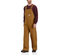 Carhartt Male Dungaree - loose fit firm duck insulated bib dungarees - Brown - L