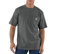 Carhartt Men's Loose Fit Heavyweight Short-Sleeve Pocket T-Shirt Closeout, Charcoal, XL