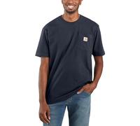 Carhartt Men's Loose Fit Heavyweight Short-sleeve Pocket T-shirt (Big & Tall), Navy, 3XL
