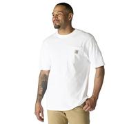 Carhartt Men's Loose Fit Heavyweight Short-sleeve Pocket T-shirt (Big & Tall), White, XXL Tall