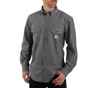 Carhartt Long-Sleeve Shirt Loose Fit Midweight Chambray - Black Chambray, M