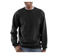 carhartt Mens Midweight crewneck Sweatshirt,Black,Large