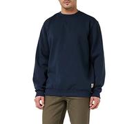 carhartt Mens Midweight crewneck Sweatshirt,New Navy,Small