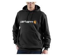 Carhartt Mens Stretchable Signature Logo Hooded Sweatshirt Top L - Chest 42-44' (107-112cm)