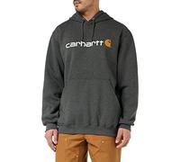 Carhartt Men's Loose Fit Midweight Logo Graphic Sweatshirt, Carbon Heather, XL