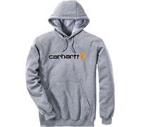 Carhartt Men's Loose Fit Midweight Logo Graphic Sweatshirt, Heather Grey, M