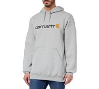 Carhartt Men's Loose Fit Midweight Logo Graphic Sweatshirt, Heather Grey, XL