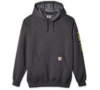 Carhartt Workwear K288 Sleeve Logo Hoodie Loose baggy fit Carbon Heath 2XL