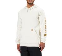 Carhartt Men's Loose Fit Midweight Logo Sleeve Graphic Sweatshirt, Malt, S