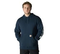 Carhartt Men's Loose Fit Midweight Logo Sleeve Graphic Sweatshirt, New Navy, S