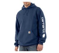 Carhartt - Sleeve Logo Hooded Sweatshirt - Hoodie size S, blue