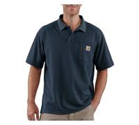 Carhartt Men's Loose Fit Midweight Short-Sleeve Pocket Polo, Navy, M