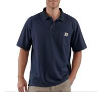 Carhartt Workwear 106685 Midweight S/S Pocket Polo Navy M Colour: Navy M