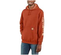 Carhartt Men's Loose Fit Midweight Sweatshirt, Brite Orange, XXL