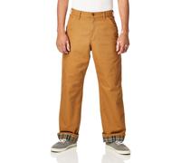 Carhartt Men's Loose Fit Washed Duck Flannel-Lined Utility Work Pant