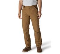 Carhartt Men's Loose Straight Rugged Flex Duck Dungaree Work Utility Pants, Carhartt Brown, 38 W/32 L